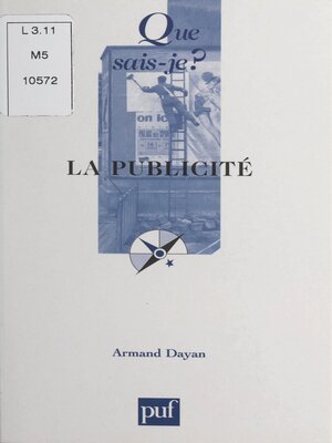 cover image of La publicité